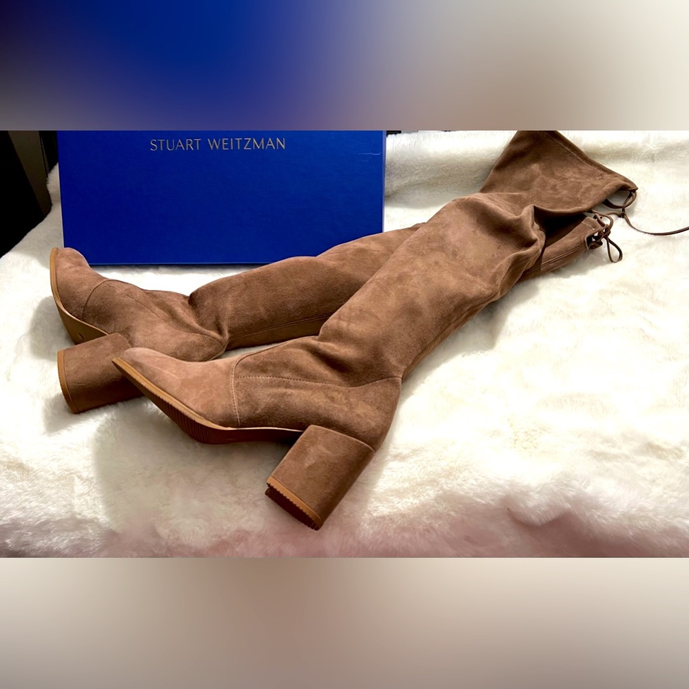 Stuart Weitzman Over-The-Knee Tan size 7.5 Midland